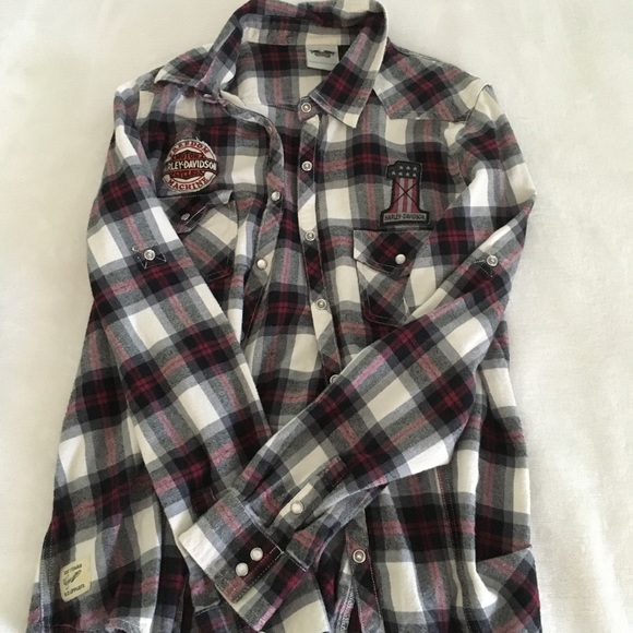 Harley Davidson flannel shirt - Picture 5 of 5